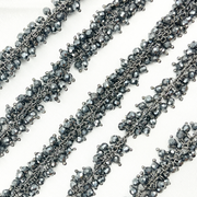 Hematite Closer Cluster Dangle Oxidized Wire Chain